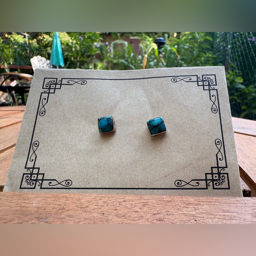 Turquoise Stud Earrings